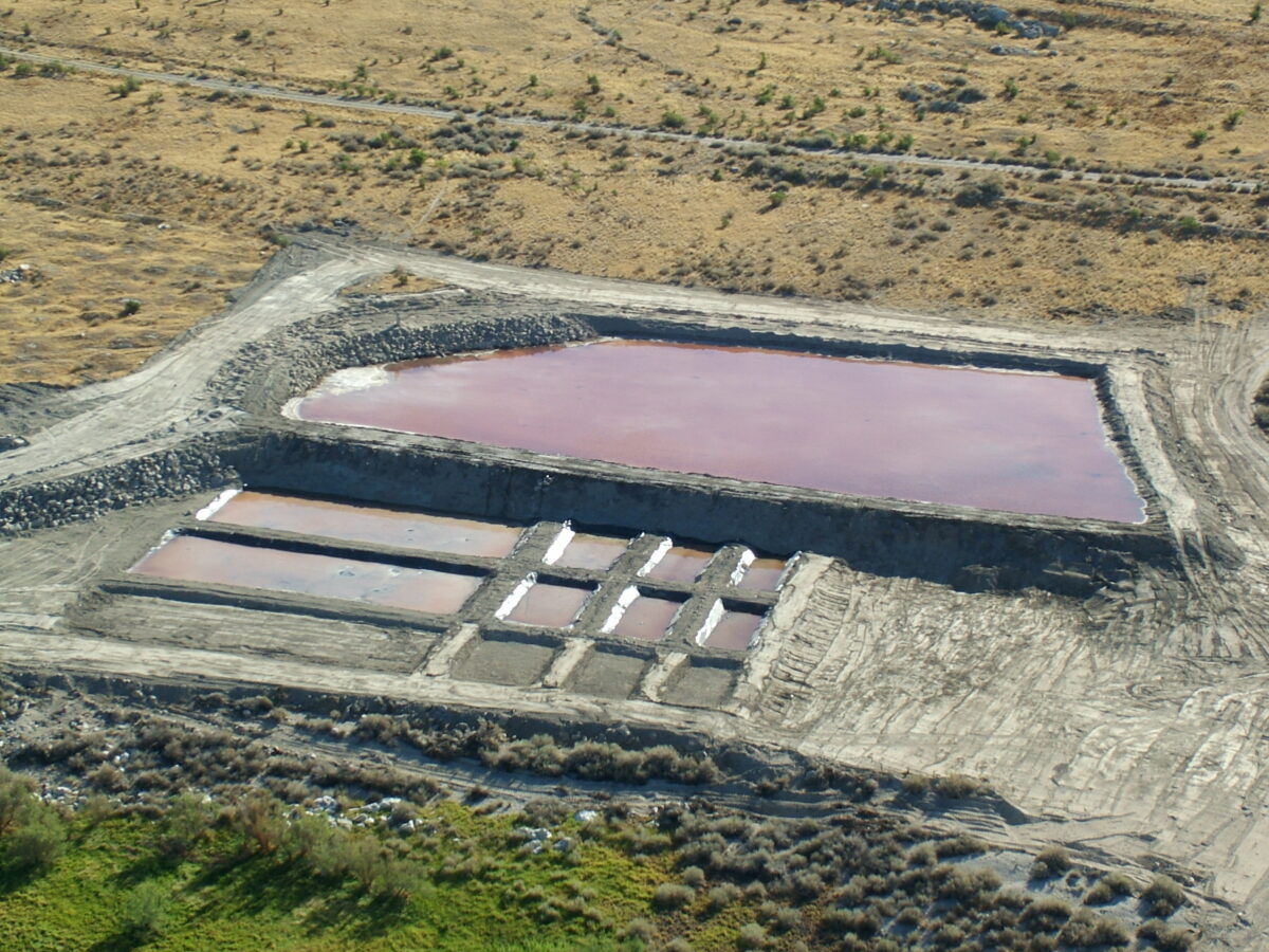 This undated photo shows Trace Minerals' harvesting facility, located near the shores of the Great Salt Lake. Photo courtesy Trace Minerals  